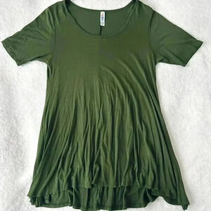 LuLaRoe Green Tunic Top